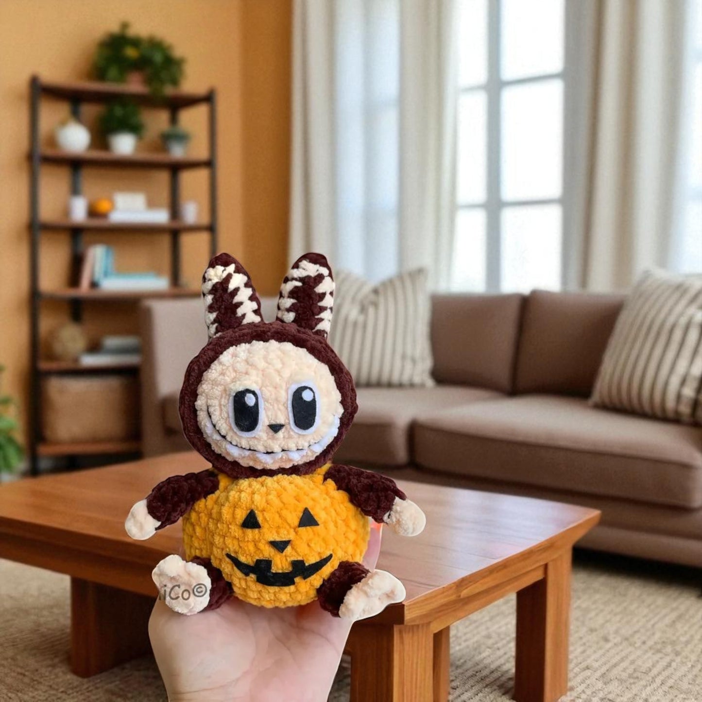 Halloween Labubu CROCHET PATTERN PDF, Amigurumi Labubu Plushies