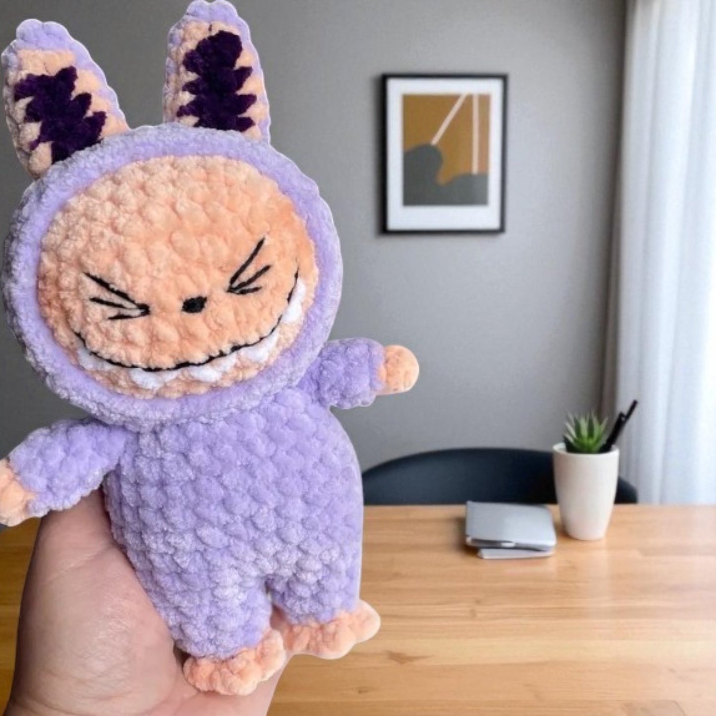 Cutest Labubu CROCHET PATTERN, Amigurumi Labubu Plushies