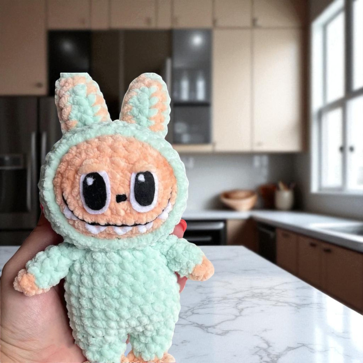 Cutest Labubu CROCHET PATTERN, Amigurumi Labubu Plushies