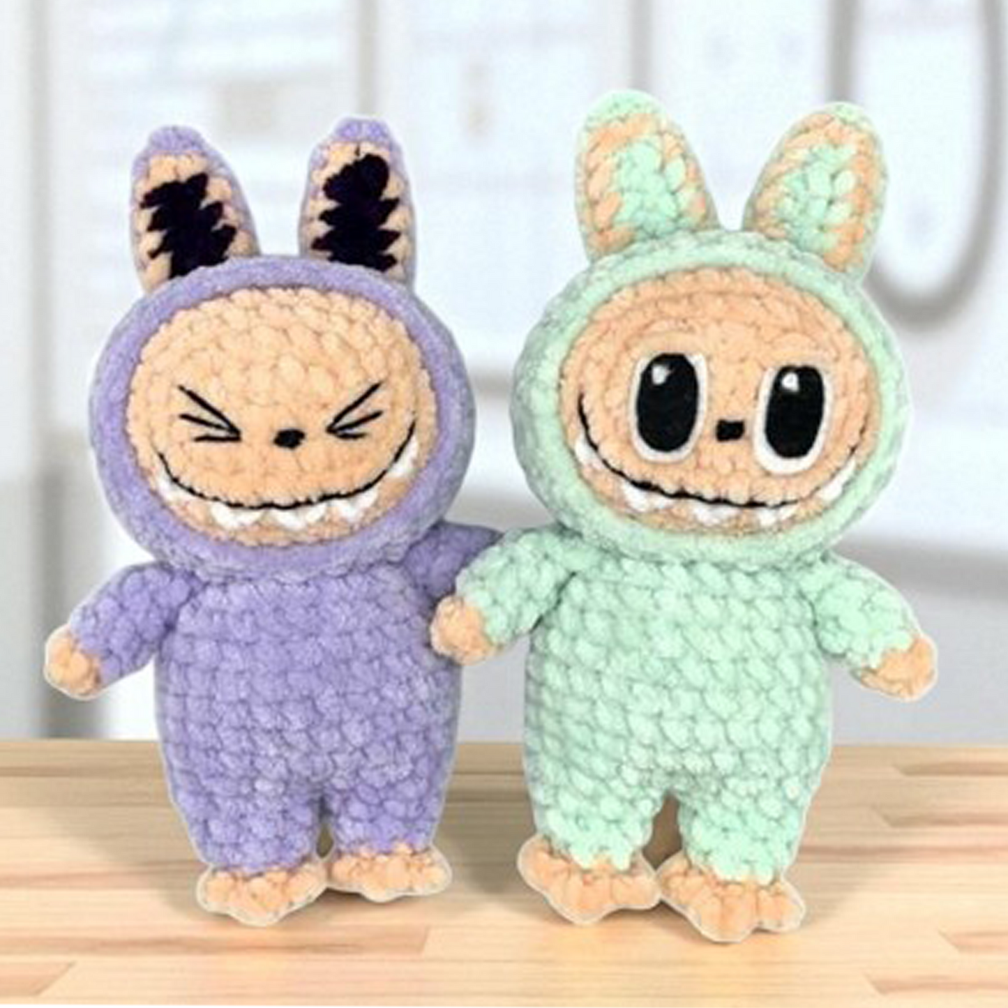 Cutest Labubu CROCHET PATTERN, Amigurumi Labubu Plushies