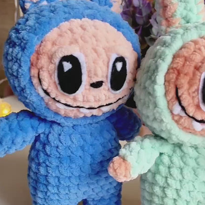 Cutest Labubu CROCHET PATTERN, Amigurumi Labubu Plushies